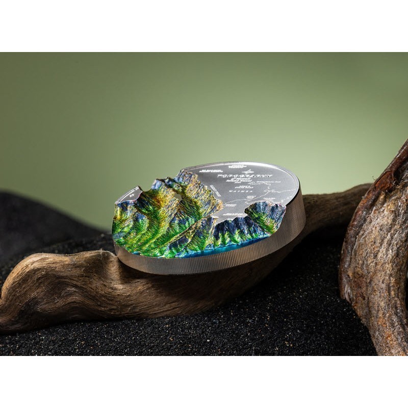 Серебряная монета Островов Кука 