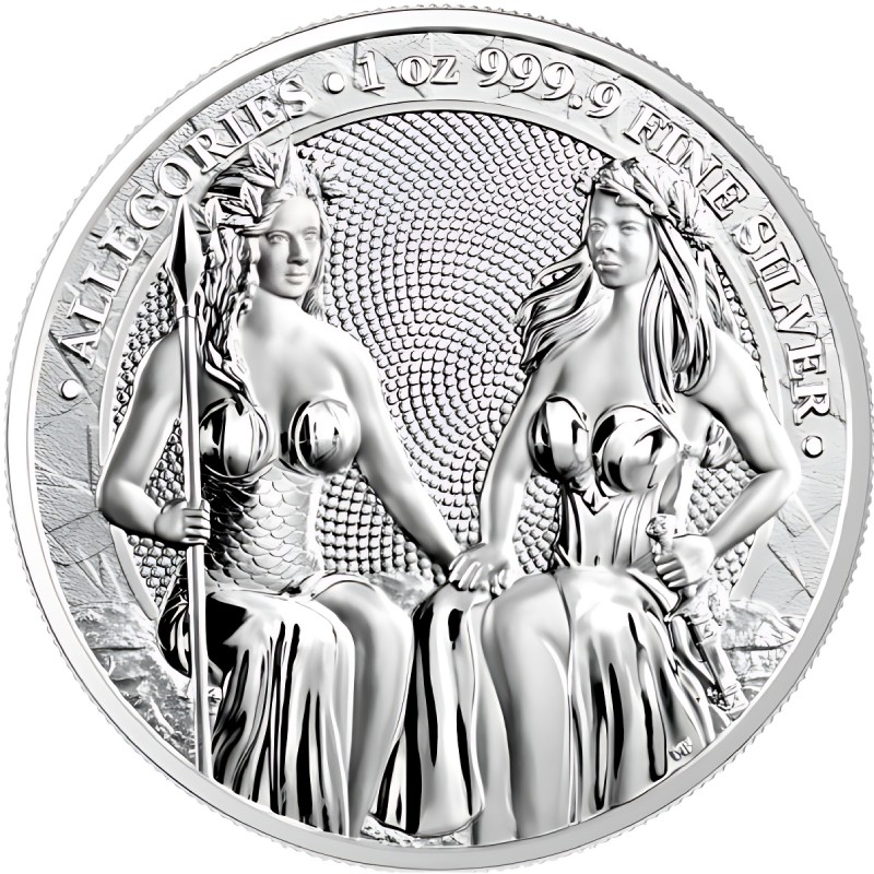 Серебряная монета Германии 