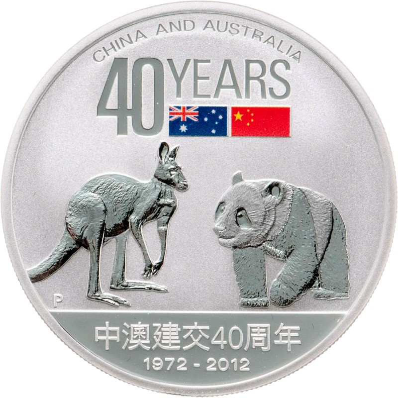 Серебряная монета Австралии 