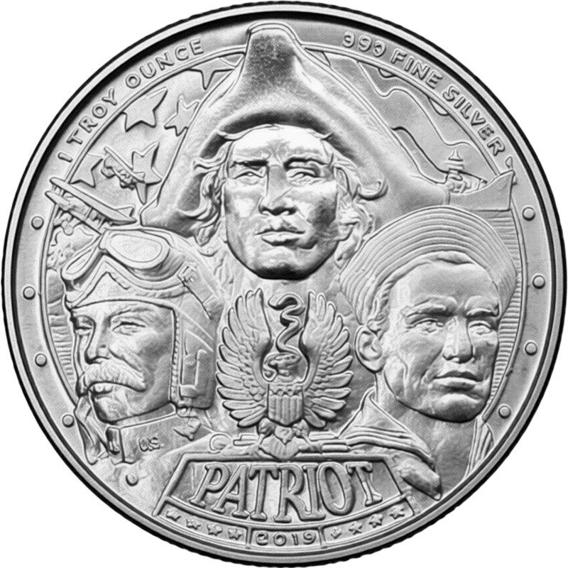 Серебряный жетон США 