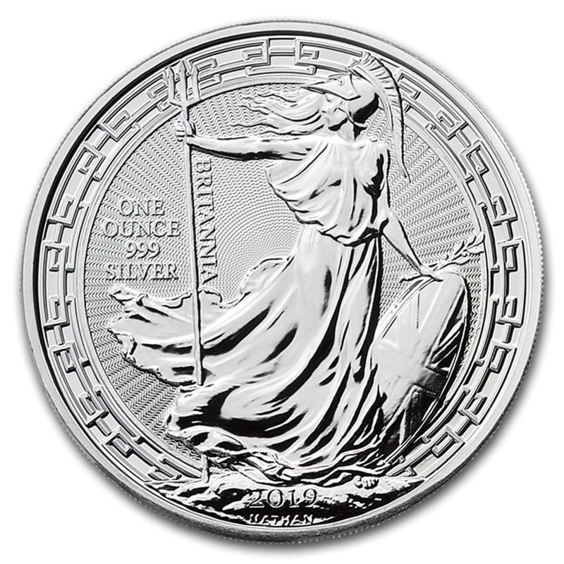 Серебряная  монета Великобритании  